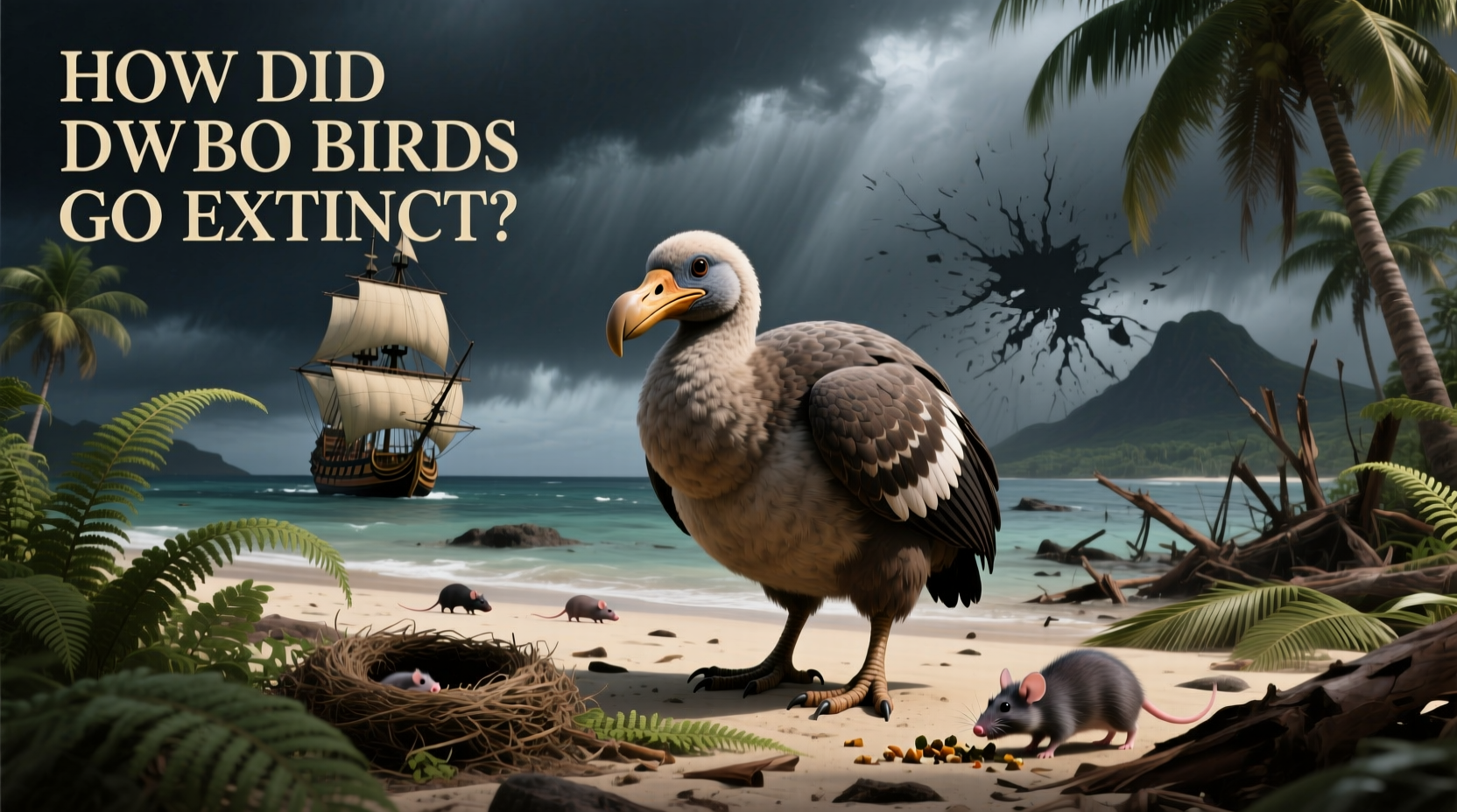 how did dodo birds go extinct