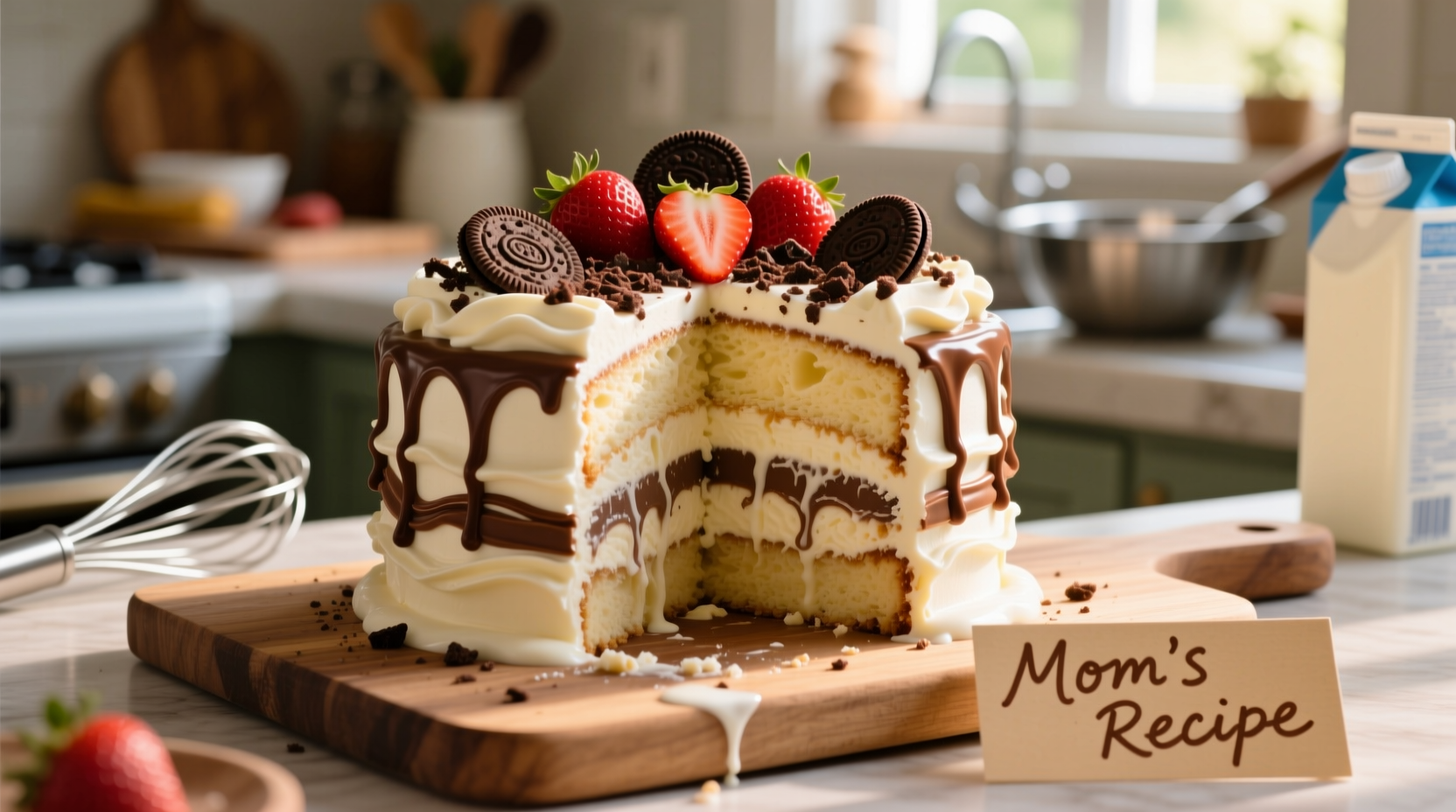 homemade ice cream cake