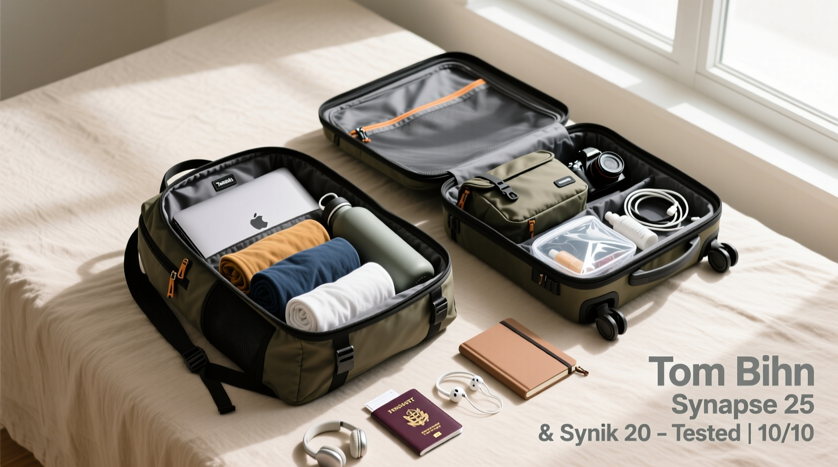 Tom Binh Synapse 25 vs Synik 30 Review: Which Carry-On Backpack Is Worth It?