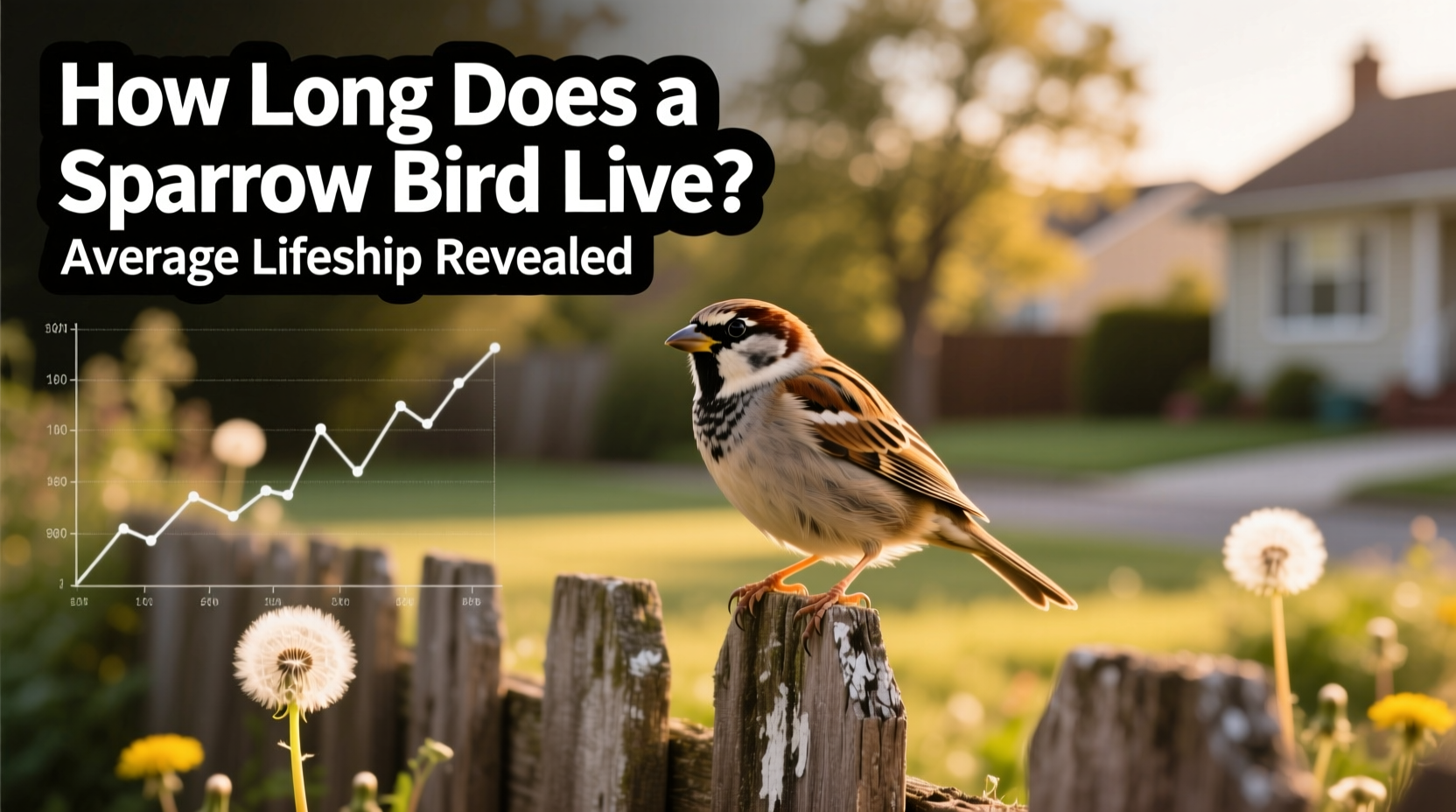 how long does a sparrow bird live