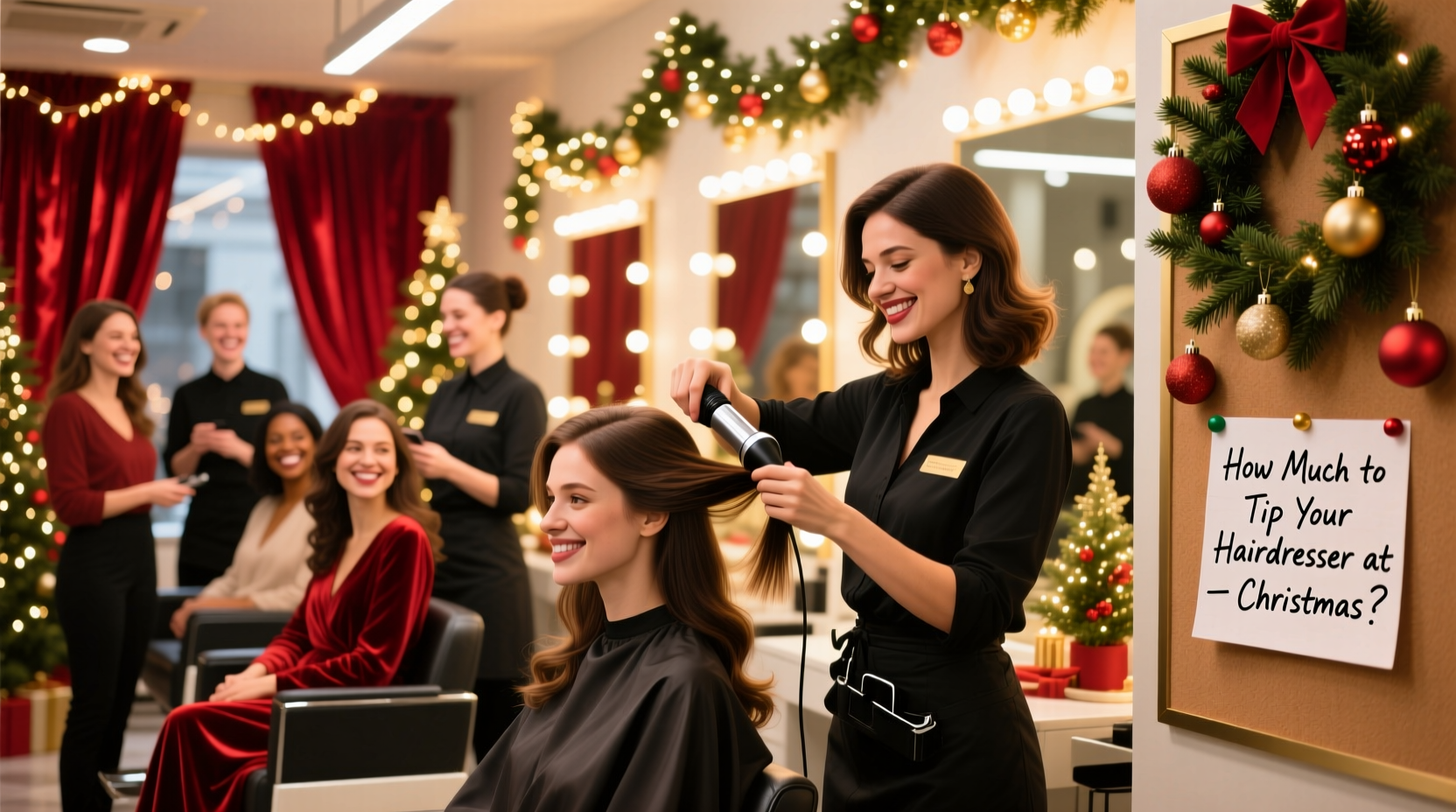 how much tip for hairdresser at christmas