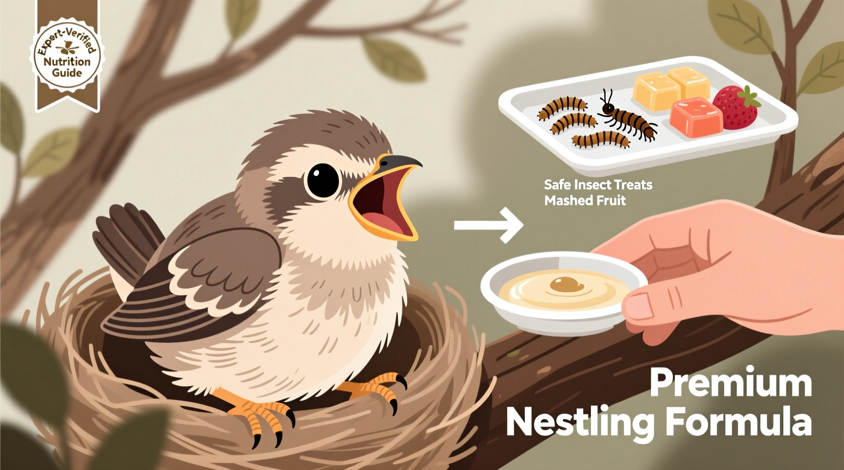 what can i feed a baby bird