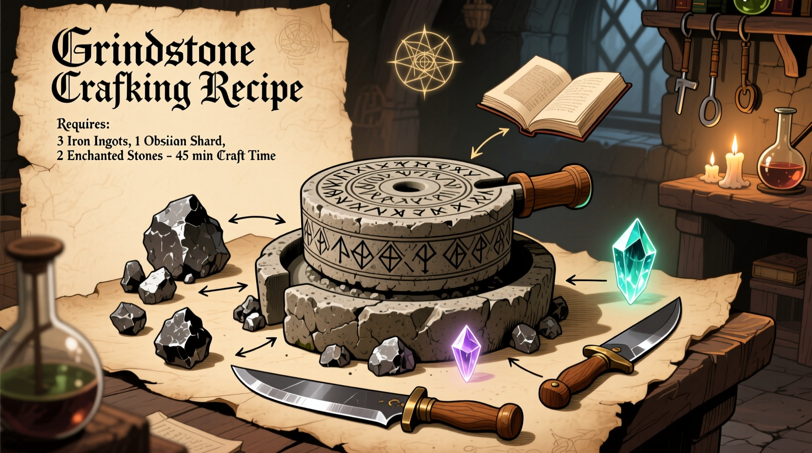 grindstone crafting recipe