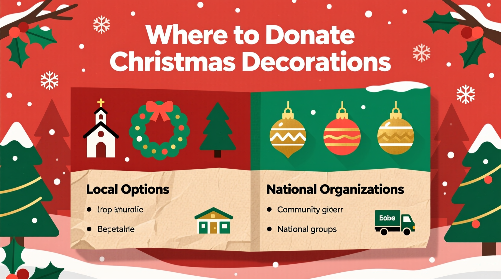 where to donate christmas decorations