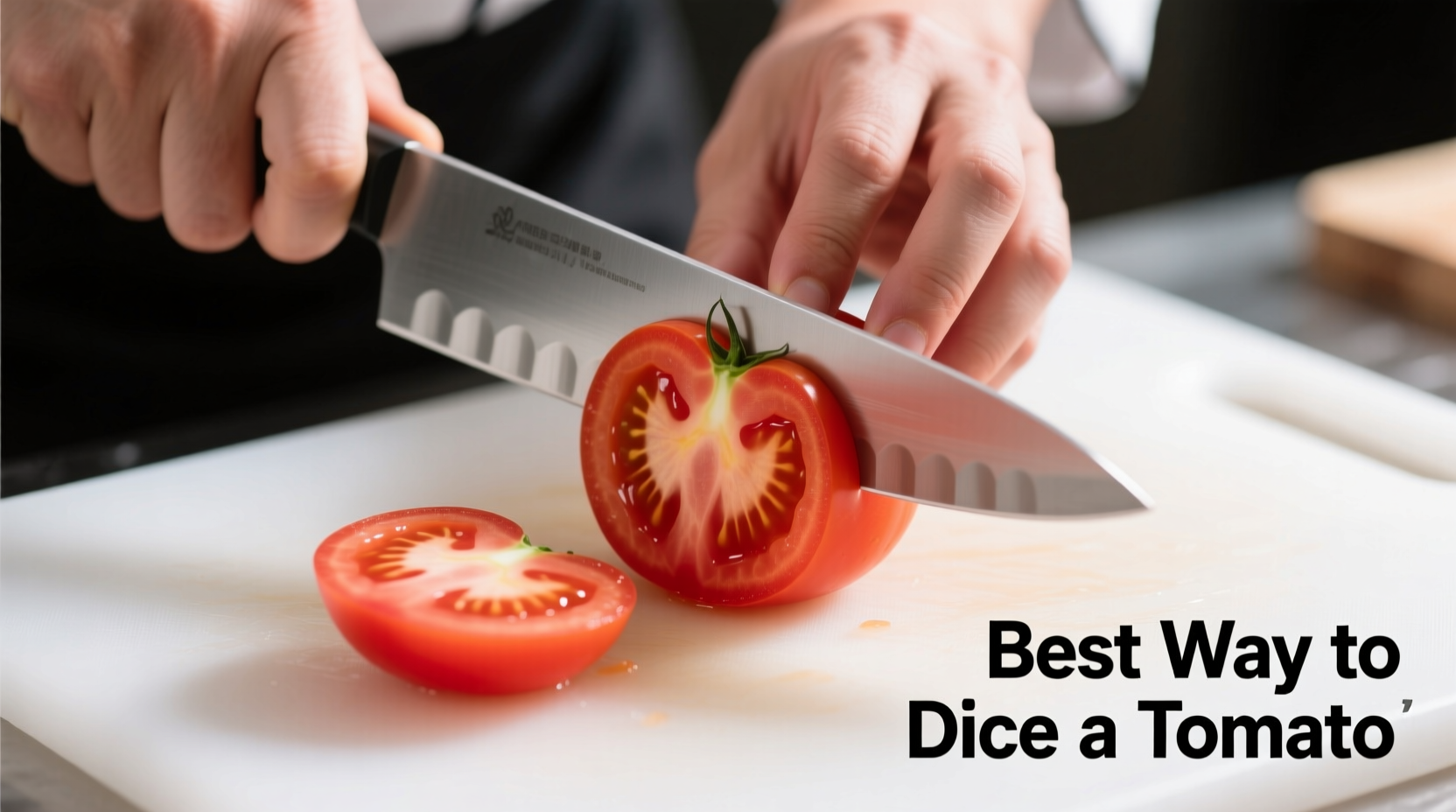 best way to dice a tomato