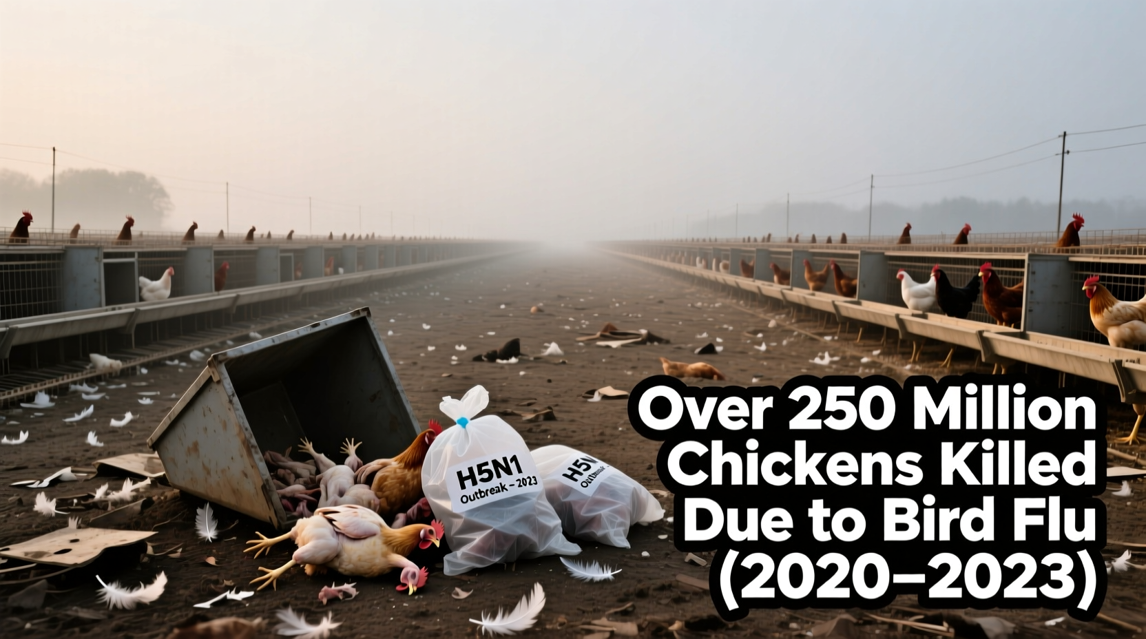 how many chickens were killed because of bird flu