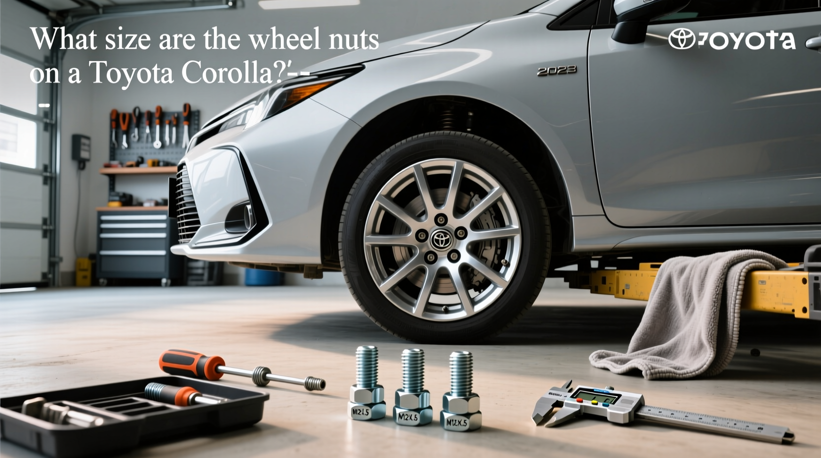 How to choose Toyota Corolla wheel nuts, what size are they?
