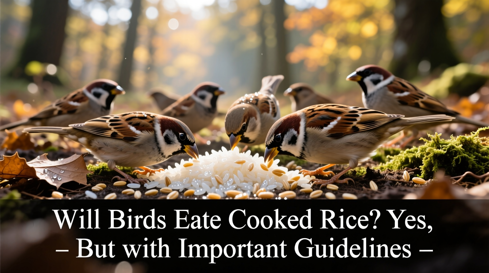 will birds eat cooked rice
