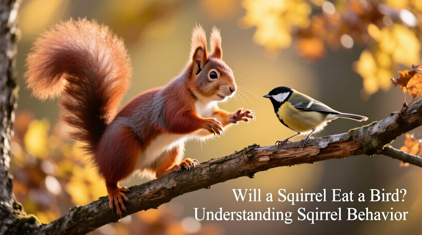 will a squirrel eat a bird