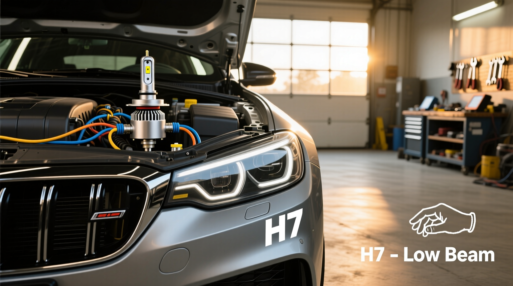 How to choose led headlight d2s adapter to h7,Is H7 a low beam or high beam?