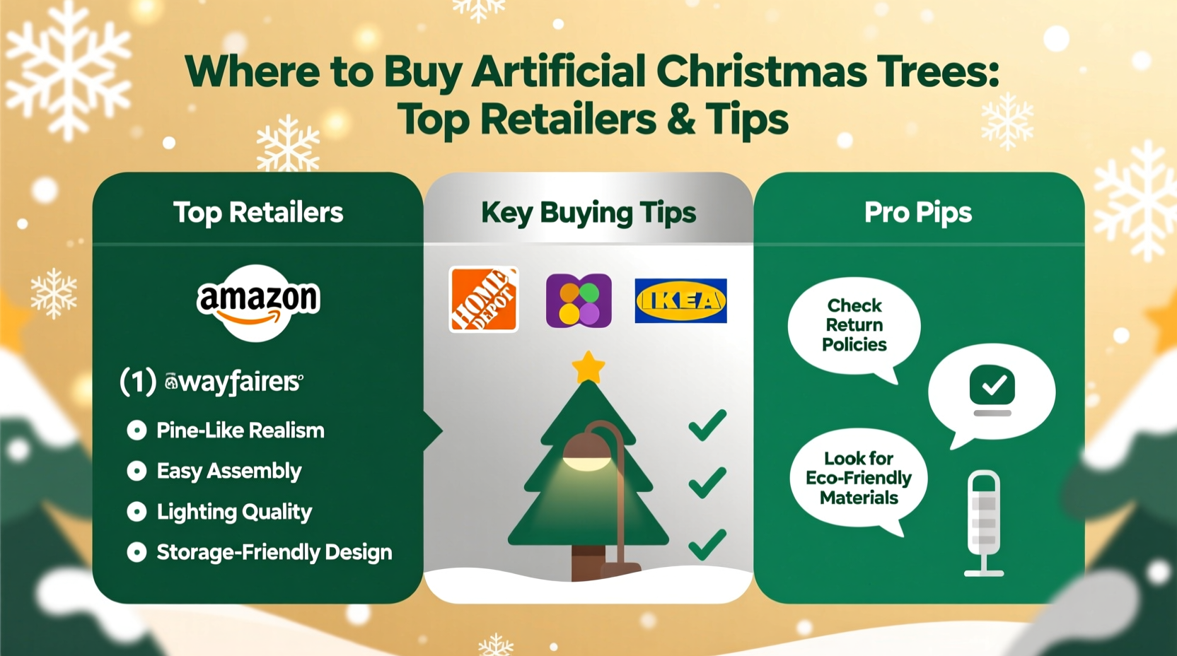 where to buy artificial christmas trees