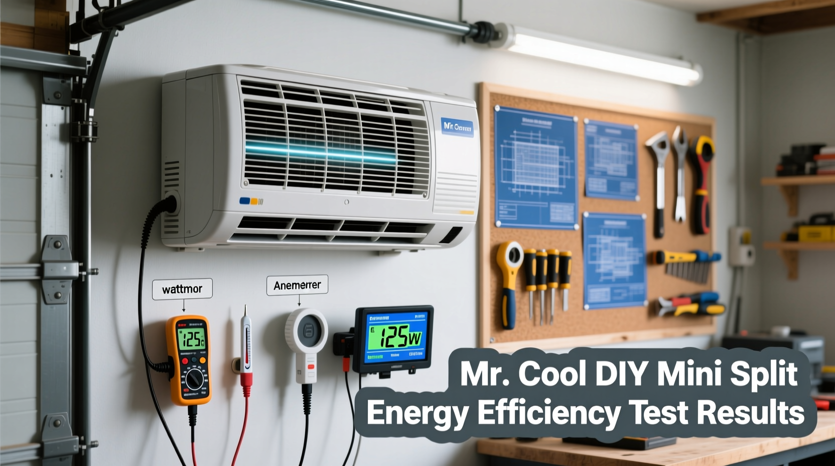 Mr. Cool DIY mini split energy efficiency test results