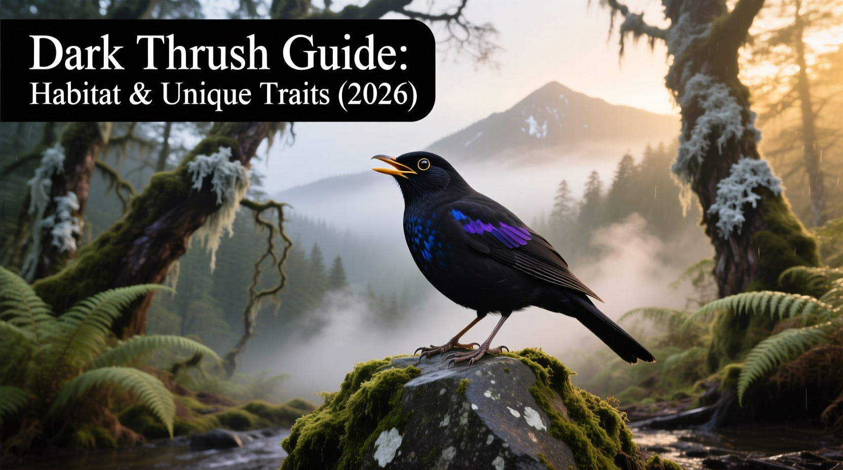 Dark Thrush Guide: Habitat & Unique Traits (2026)