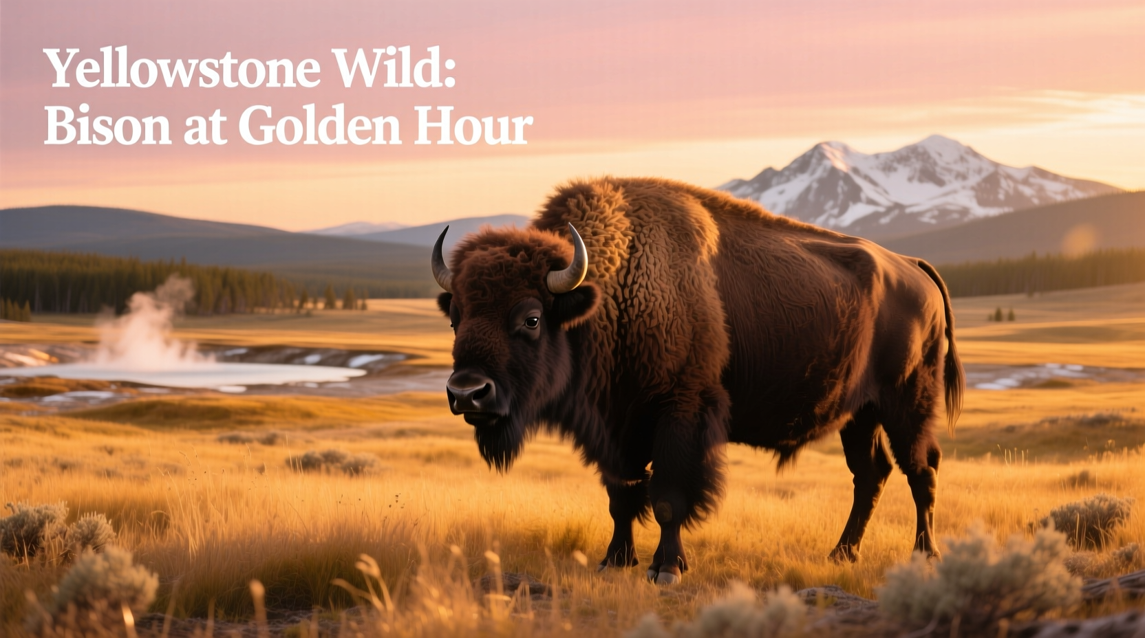 Yellowstone National Park Bison Gore Man: Budget Travel Guide