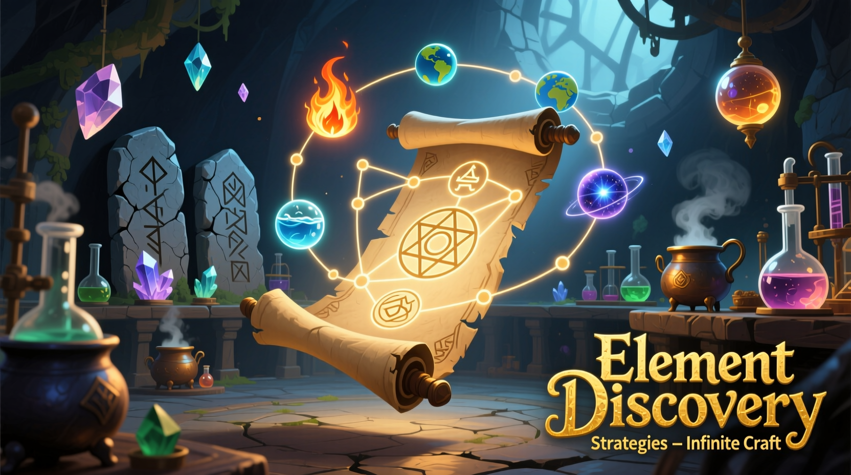 Element discovery strategies for Infinite Craft players