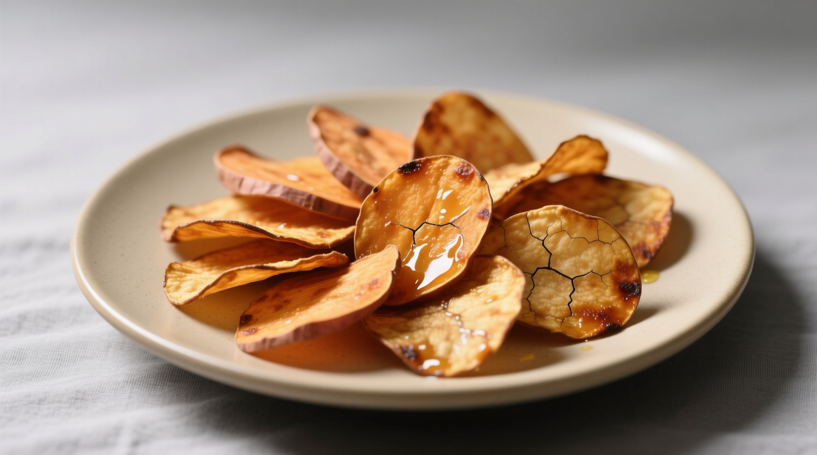 air fryer sweet potato chips oil is non negotiable for crispiness