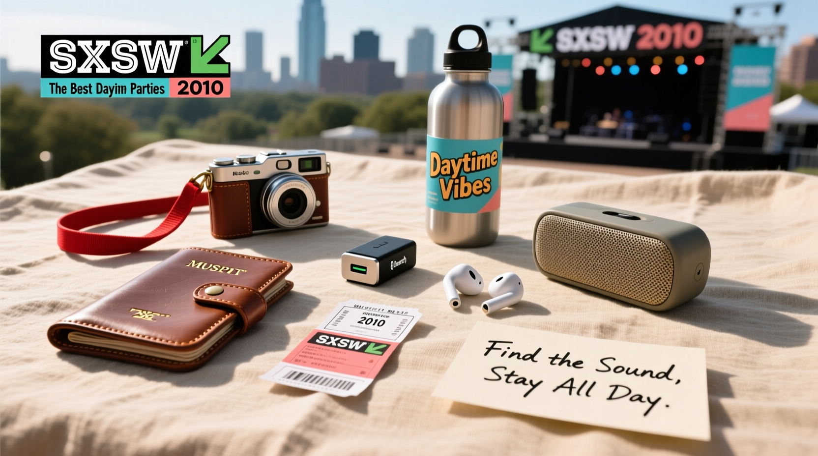 MusicMonday SXSW 2010 Daytime Parties Gear Guide: What to Pack & Why