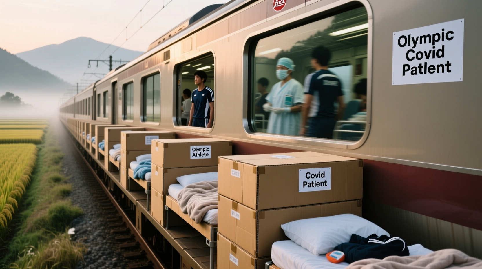How to Get to Japan Cardboard Beds for Olympic Athletes & COVID Patients