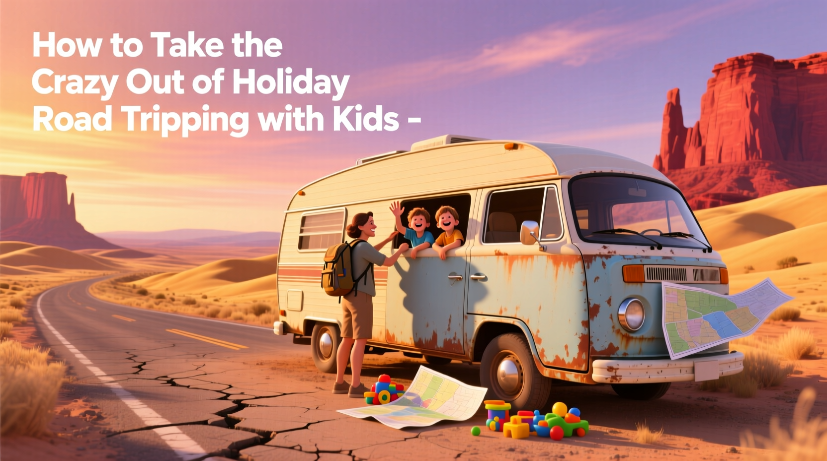How to Take the Crazy Out of Holiday Road Tripping with Kids: A Budget Guide