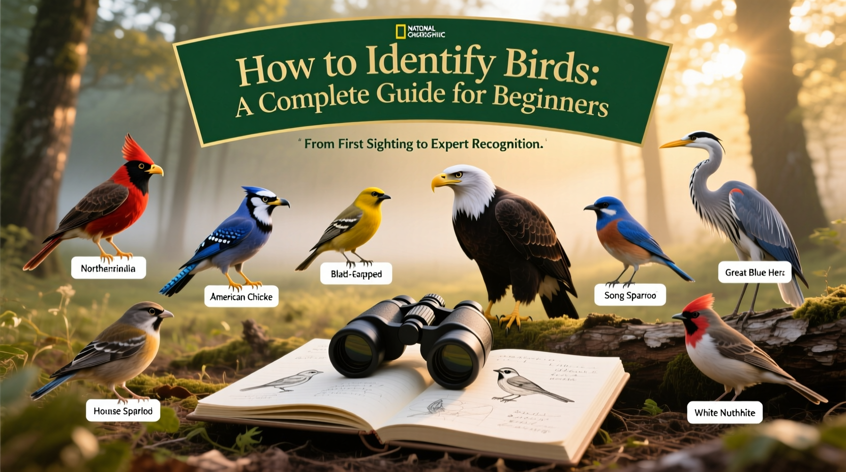 how to identify birds