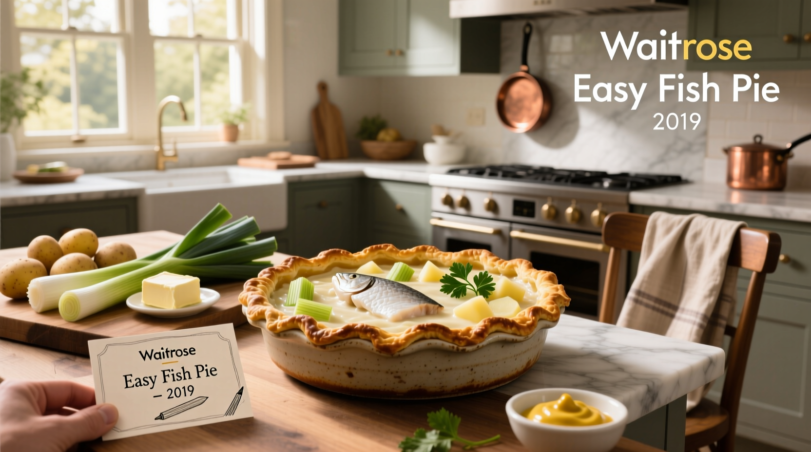 How to Make Waitrose Easy Fish Pie Recipe 2019