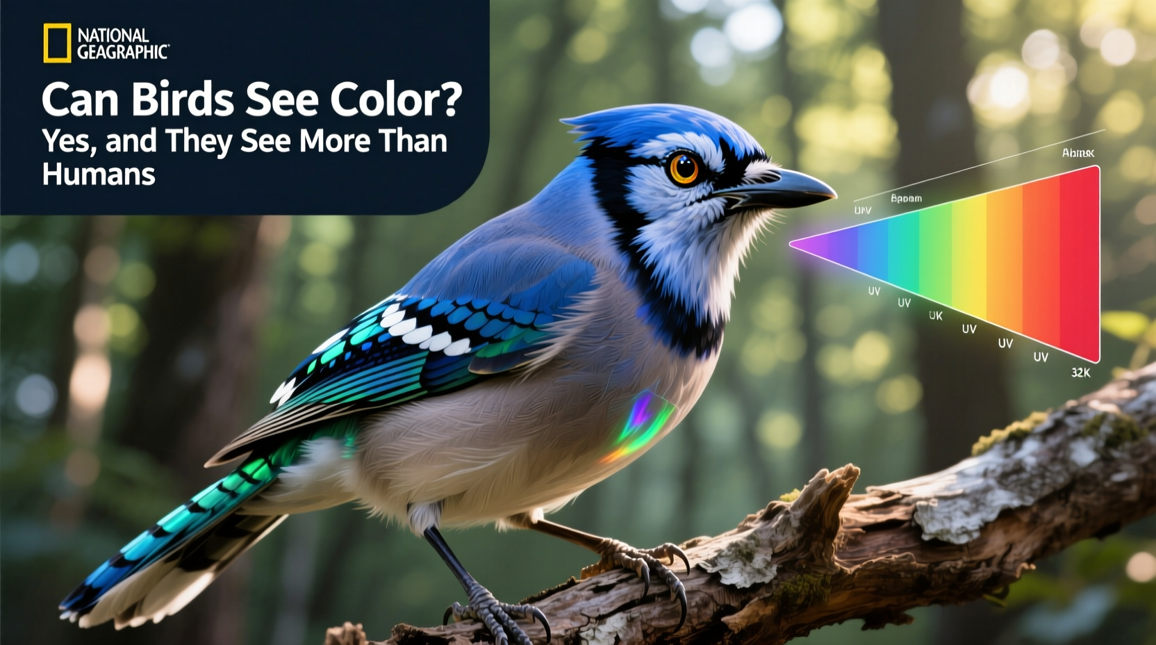 can birds see color