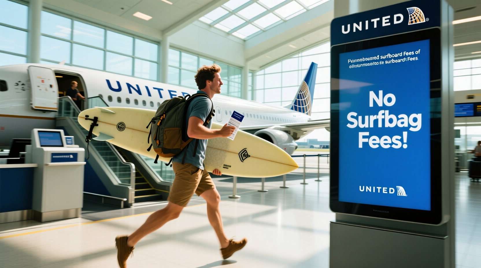 How to Fly with a Surfboard on United Airlines: Fee Elimination Guide