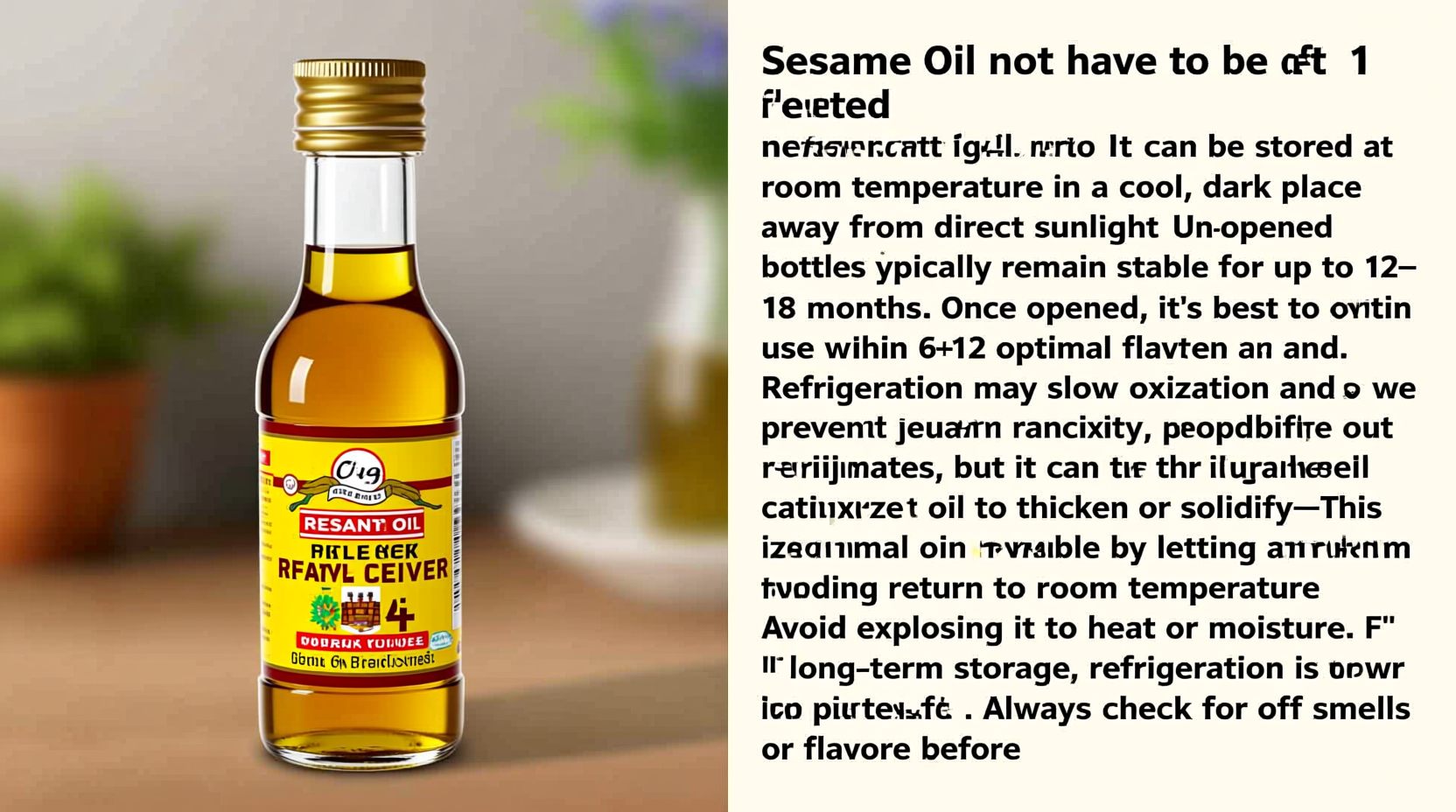 Sesame Oil Refrigeration: What Science Says (2025)