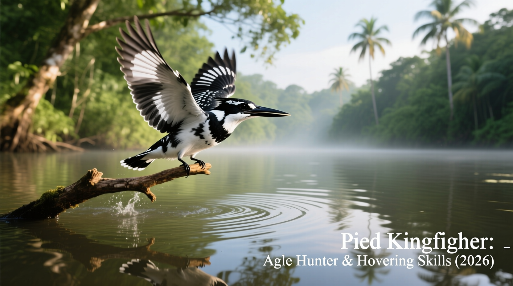 Pied Kingfisher: Agile Hunter & Hovering Skills (2026)