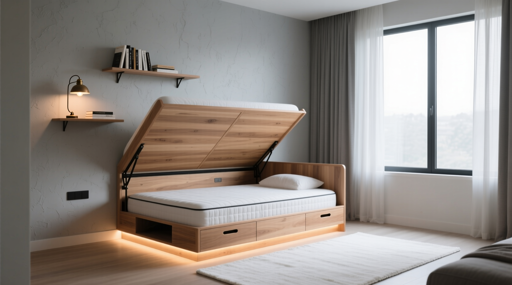 DIY Wall Bed: Build a Space-Saving Murphy Bed at Home