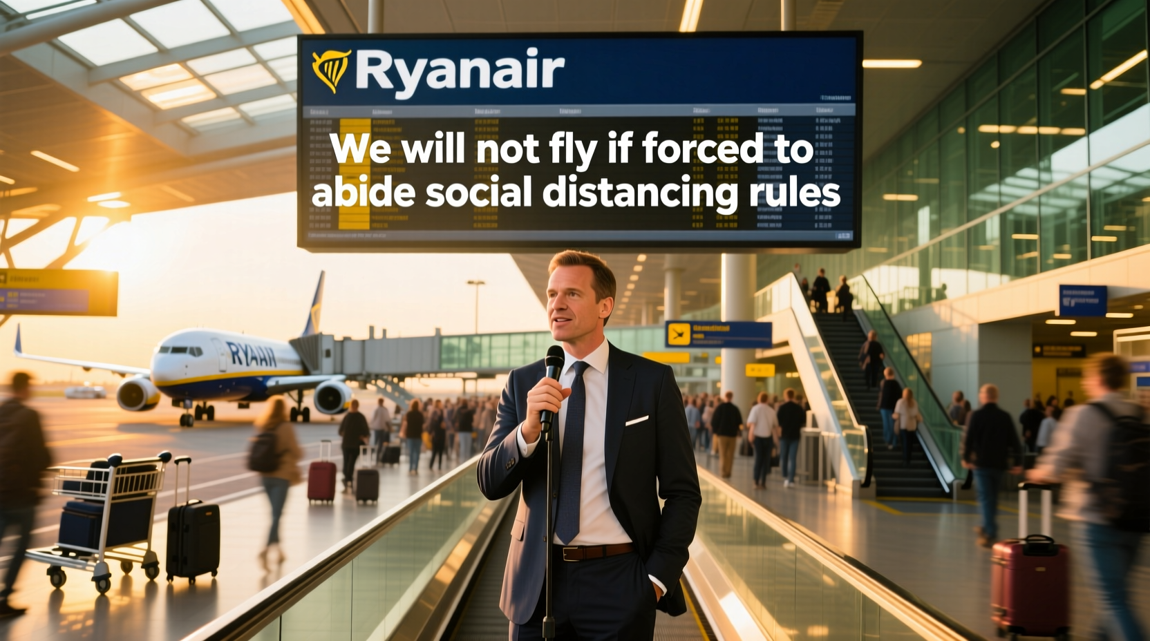 Ryanair CEO Social Distancing Flight Policy Guide: How to Travel Without Forced Abidance