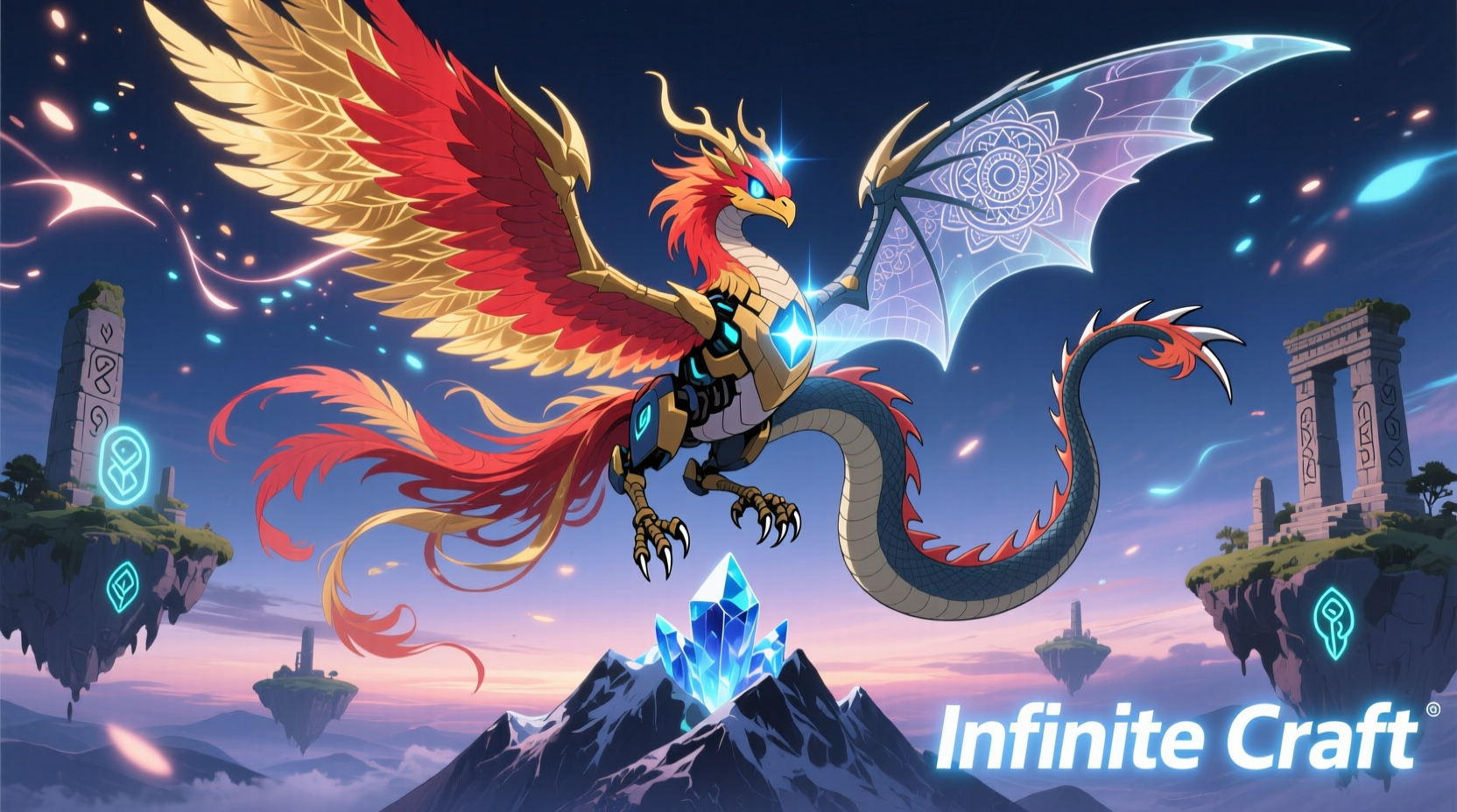 Infinite Craft anime combination visual guide