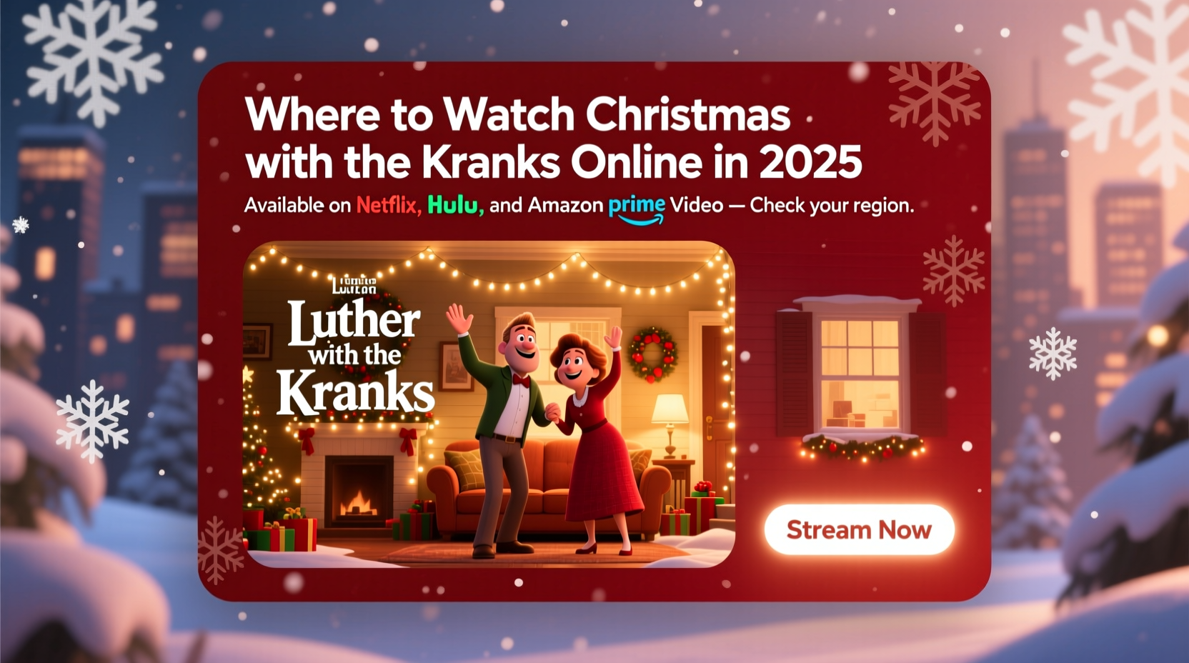 where to watch christmas with the kranks
