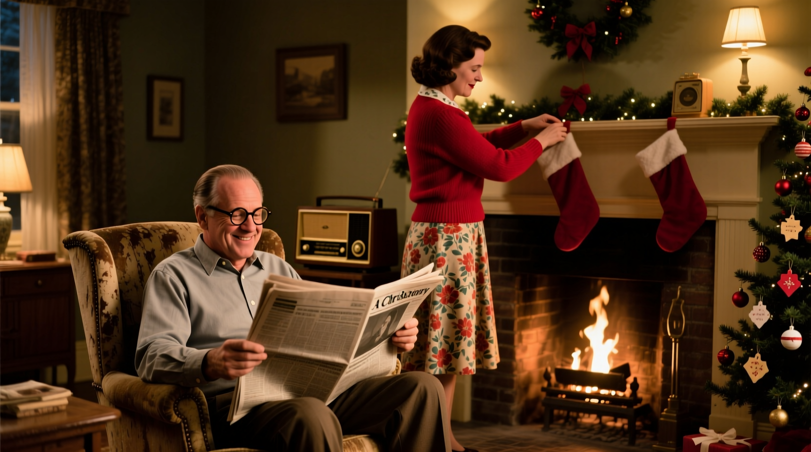 how old are the parents in a christmas story