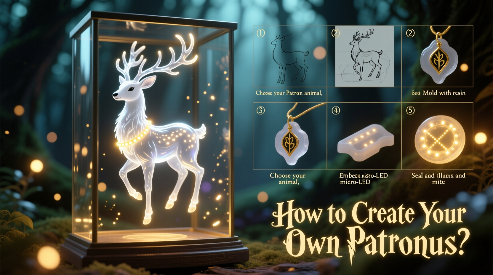 DIY Patronus Craft: Realistic Harry Potter Charm Tutorial