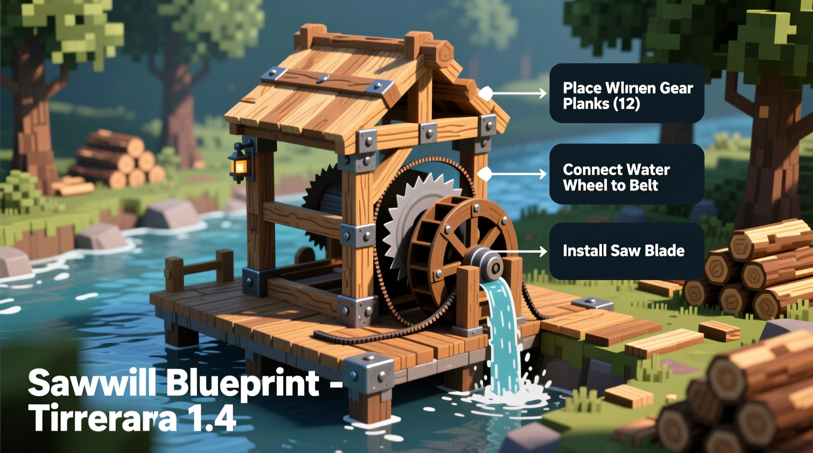how to craft sawmill terraria