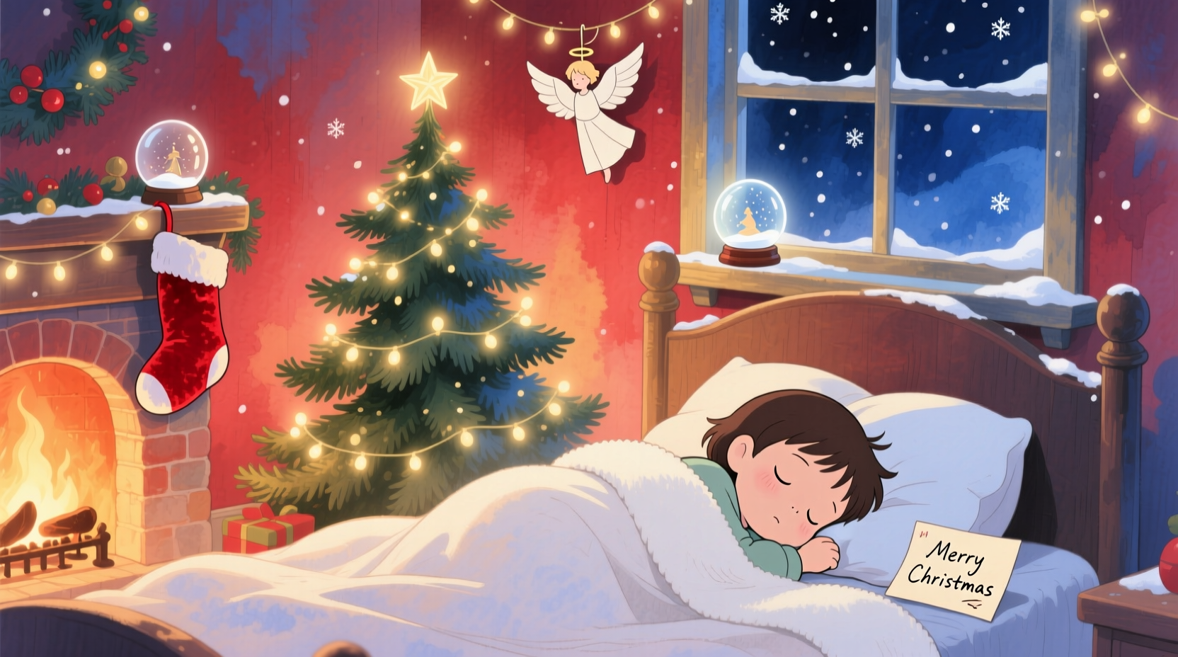 how do you get to sleep on christmas eve