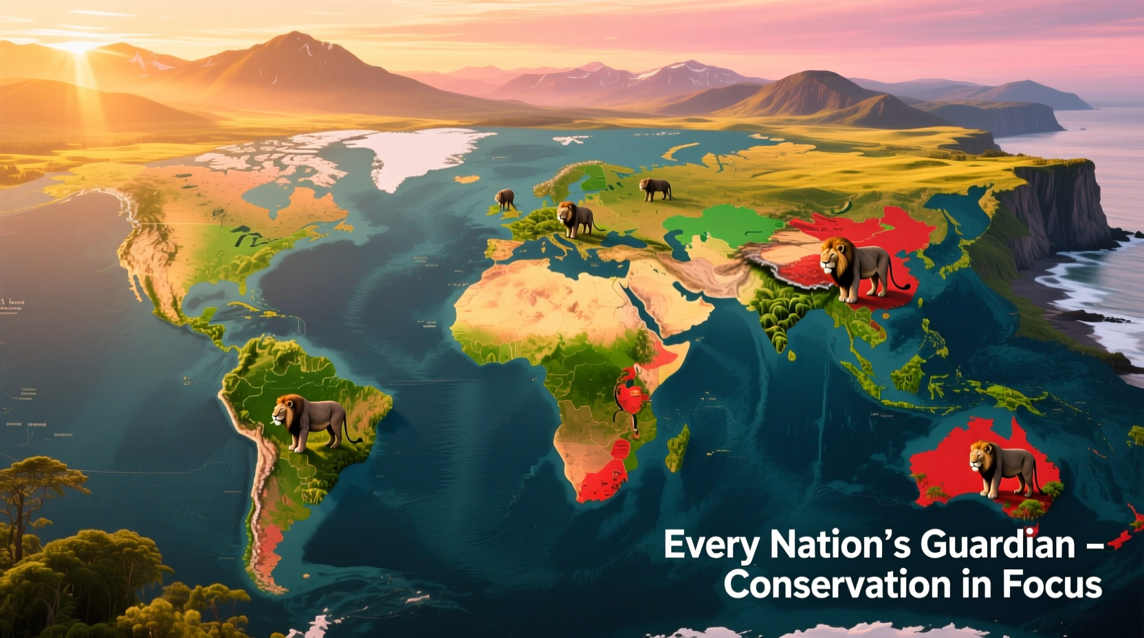 Every Country's National Animal Conservation Status Mapped: A Budget Traveler's Guide