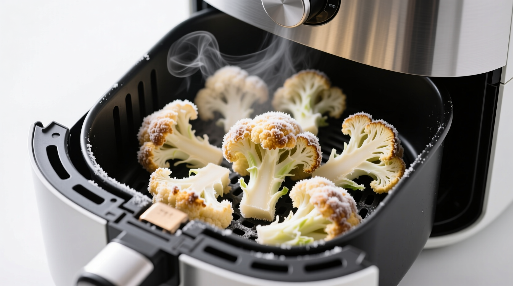 air fryer frozen cauliflower skip thawing for crisp results