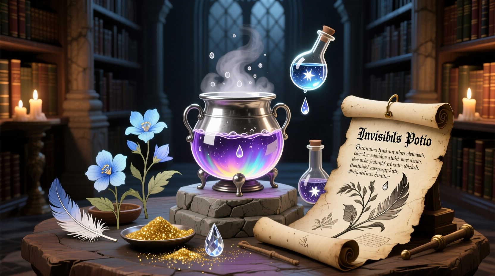 How to Craft Decorative Invisibility Potion (Safe & Non-Toxic)