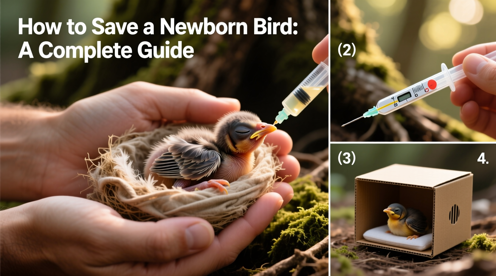 how to save a newborn bird