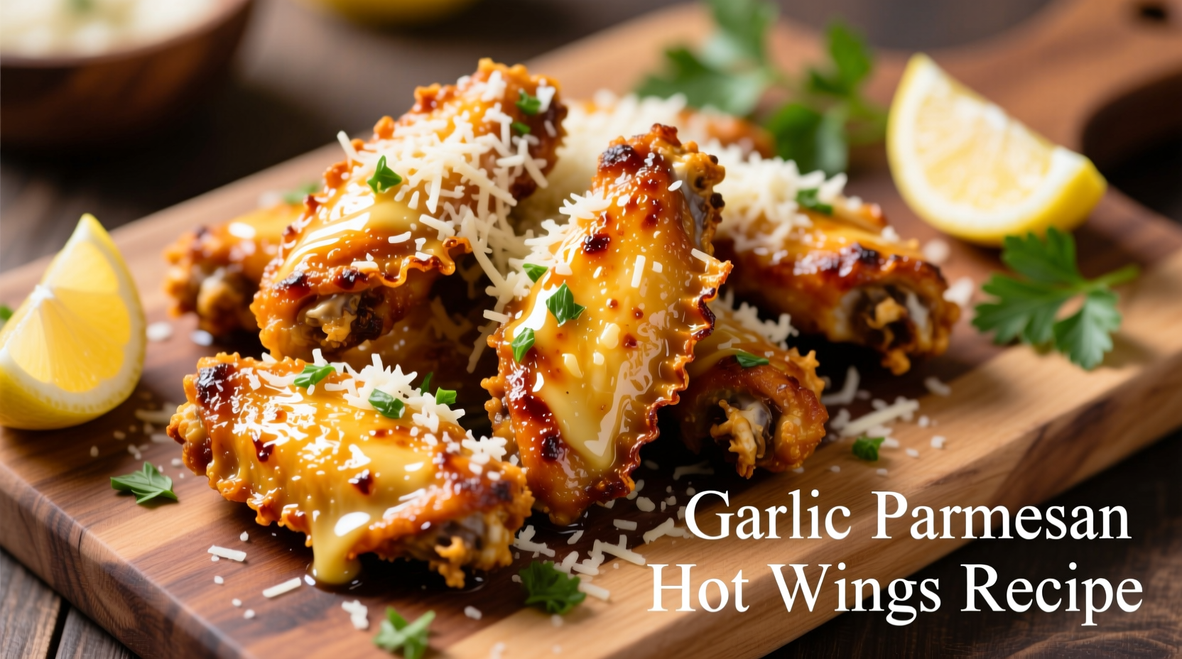 garlic parmesan hot wings recipe