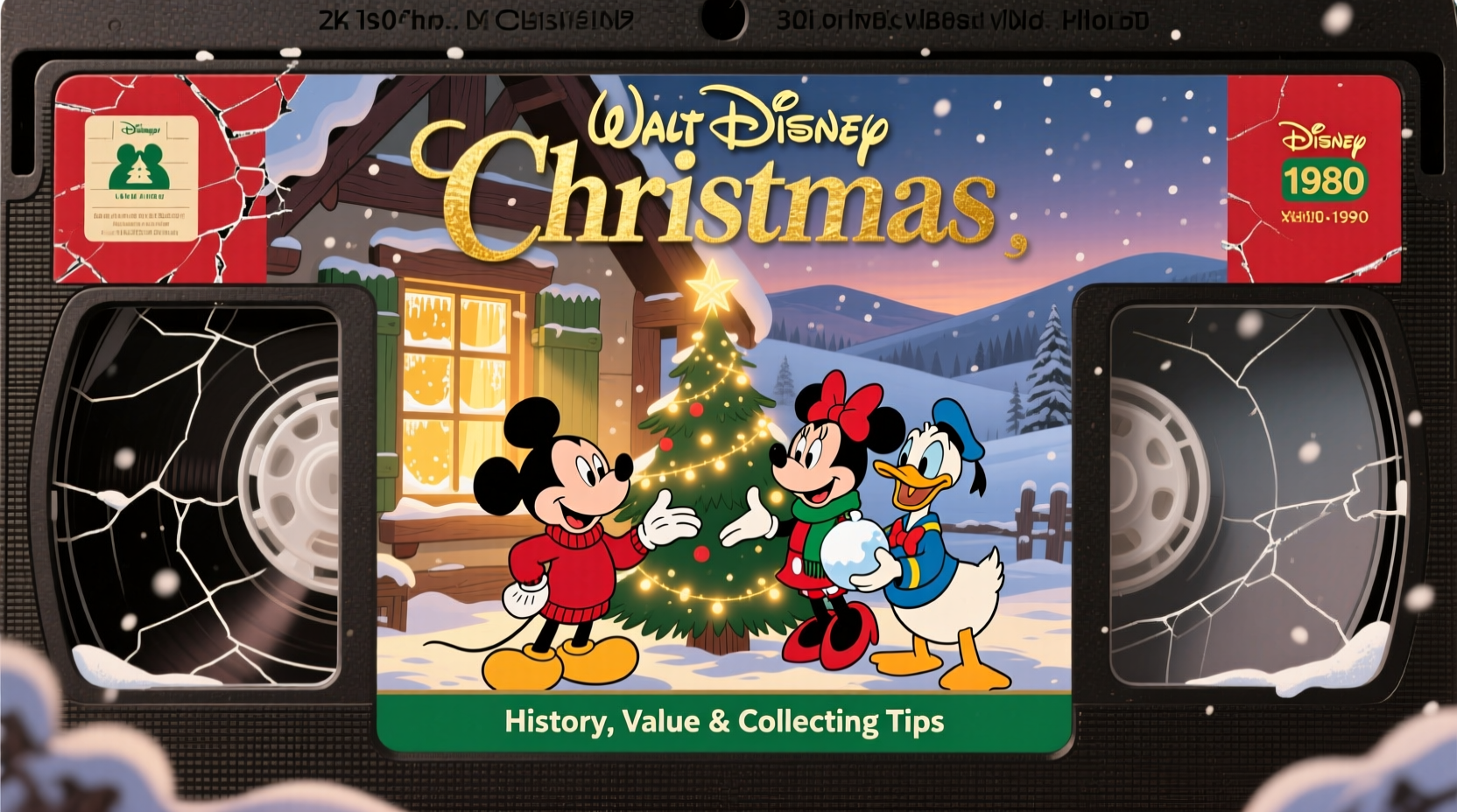 a walt disney christmas vhs