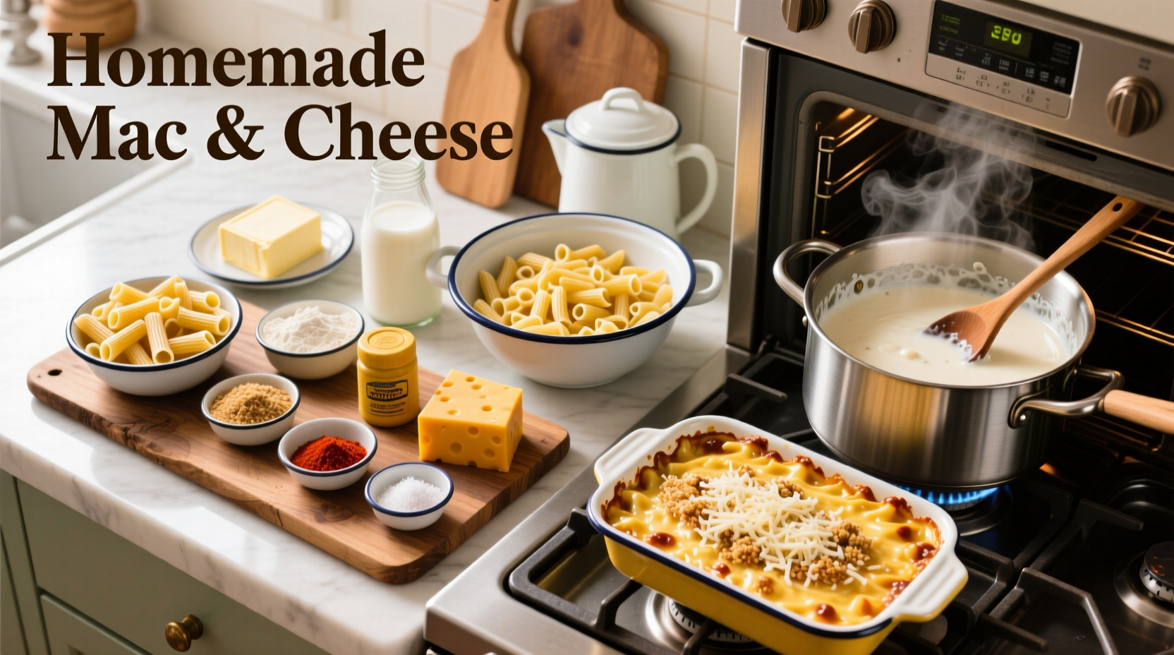 how do you make homemade mac and cheese