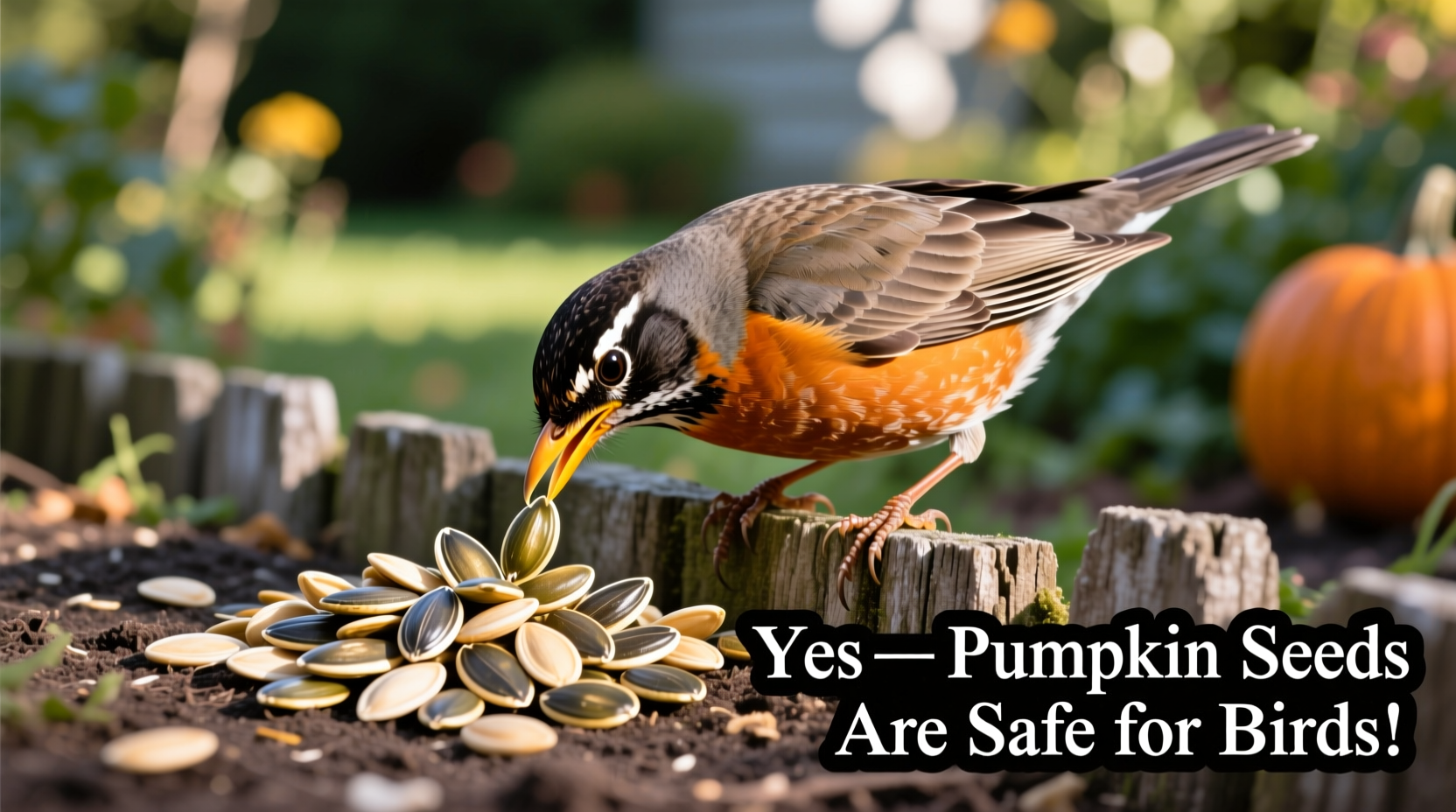 can birds eat pumpkin seeds