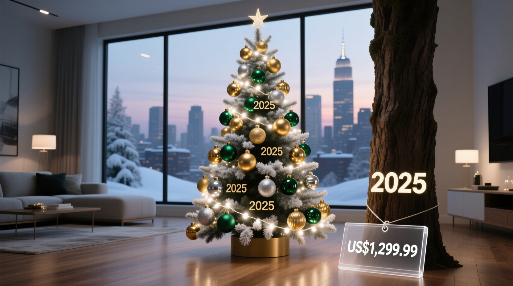 how much is a christmas tree