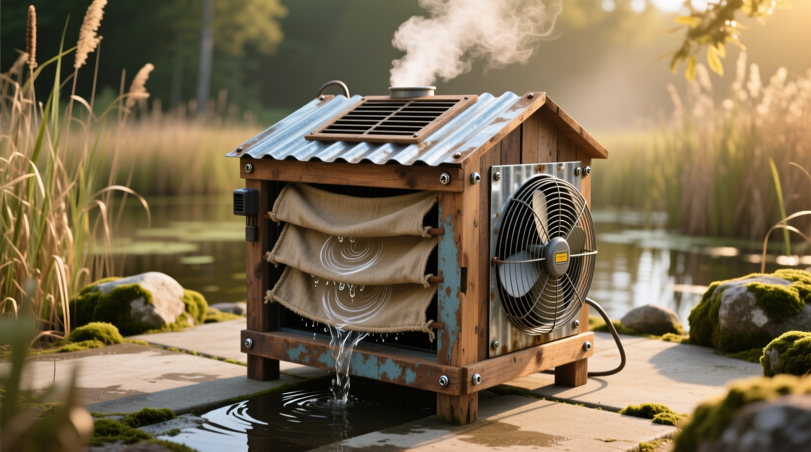 homemade swamp cooler