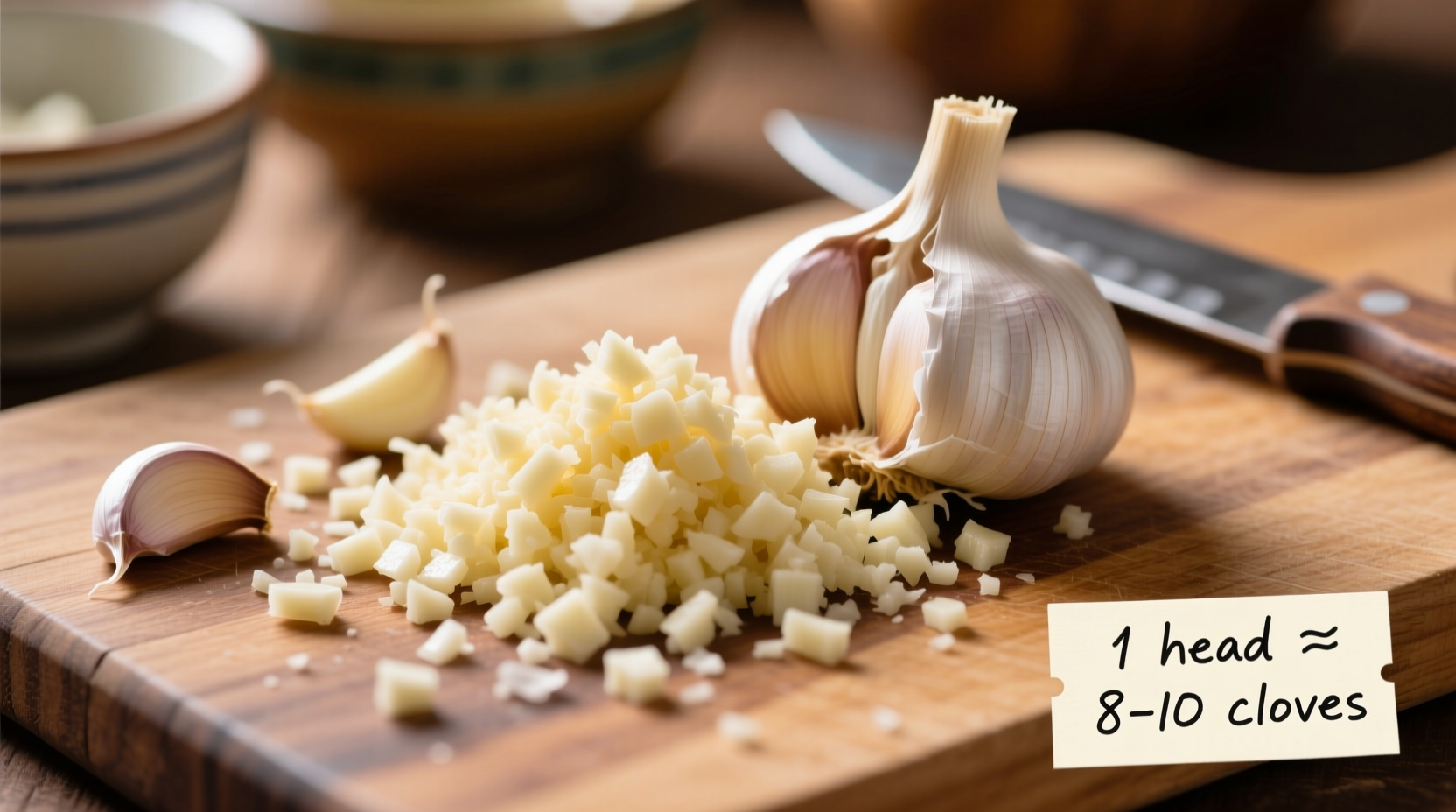 how many cloves in minced garlic