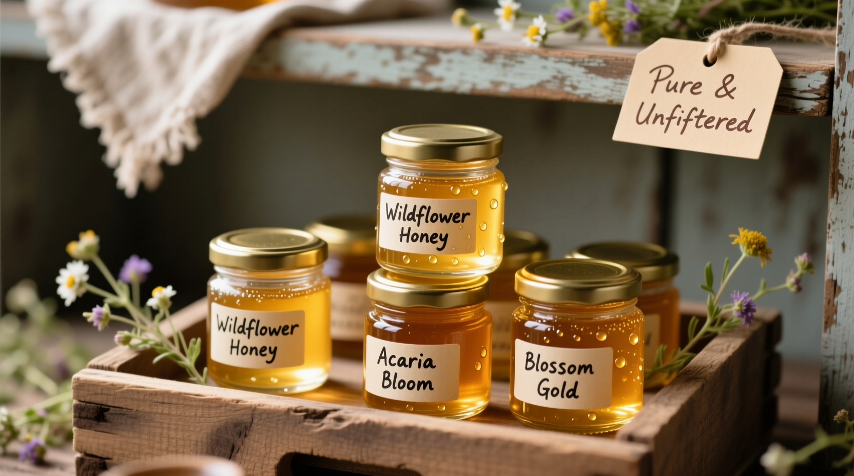 small honey jars