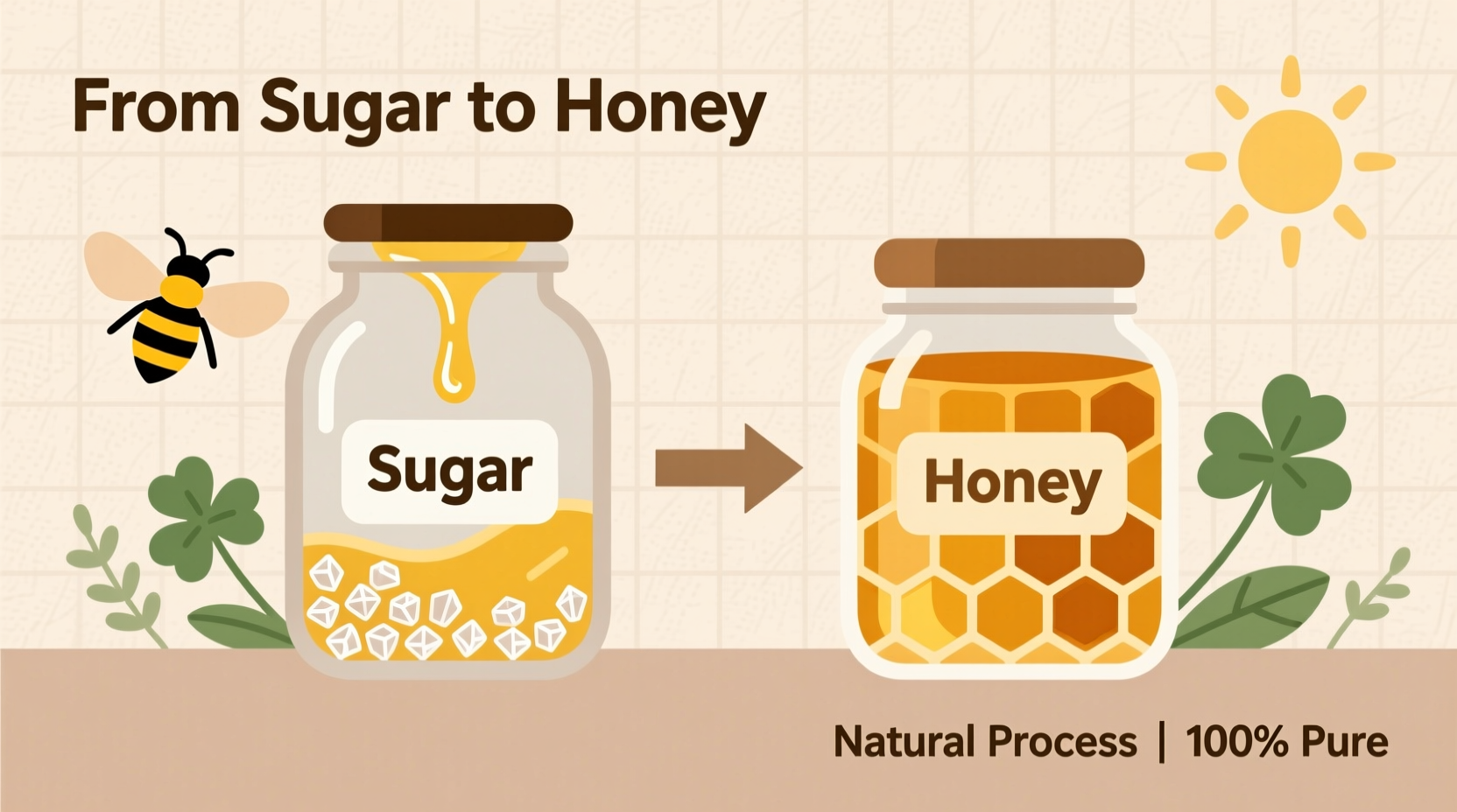 Sugar to Honey Conversion: Exact Ratios & Baking Adjustments